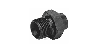 英管外螺紋60°內(nèi)錐或六角端面用
組合墊密封/焊接管