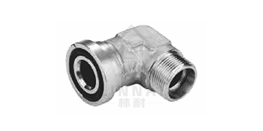 90°彎公制螺紋卡套式/輕系列法蘭
ISO 6162-1